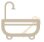 One bathroom